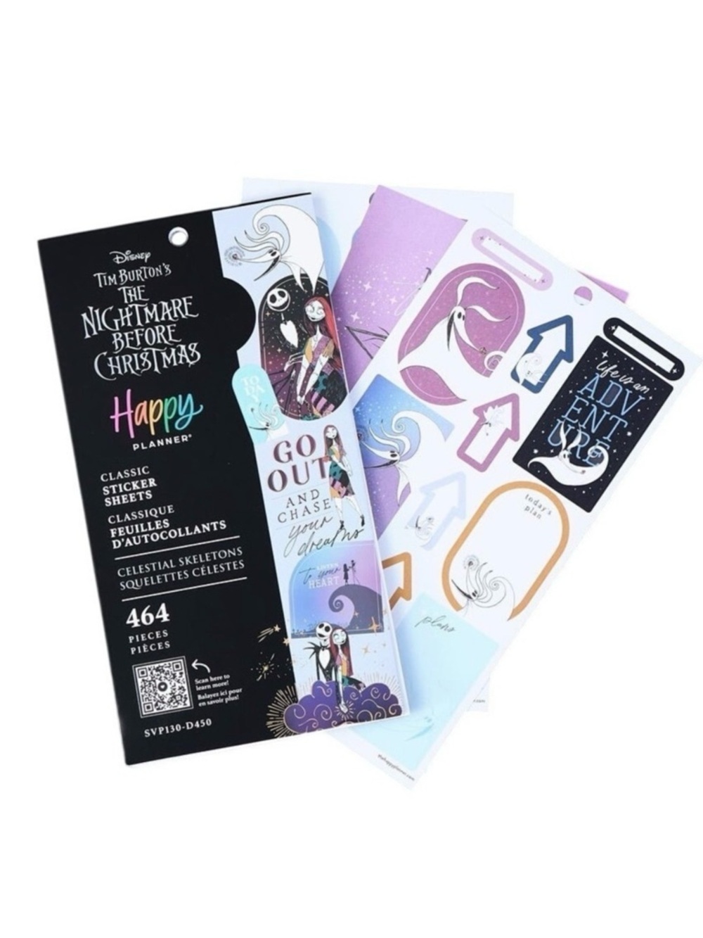 Nightmare Before Christmas Happy Planner Big Sticker Sheets Whimsygoth 464 Pc